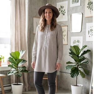Masai Copenhagen 100% Cotton Pinstripe Tunic